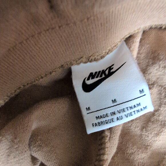 Nike Phoenix Brown Terry Cloth Fleece High Waisted Jogger Pants Medium DR2178 - Picture 6 of 12